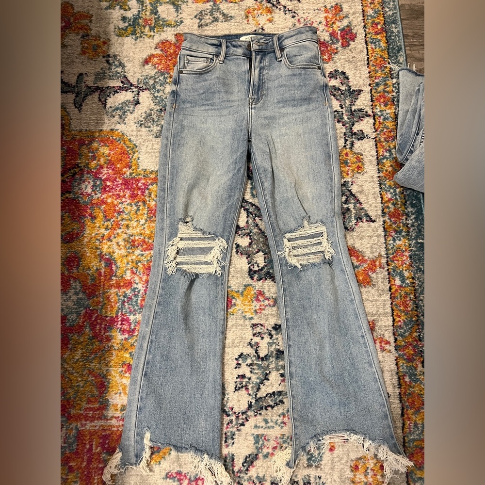 Buckle hidden jeans size 27